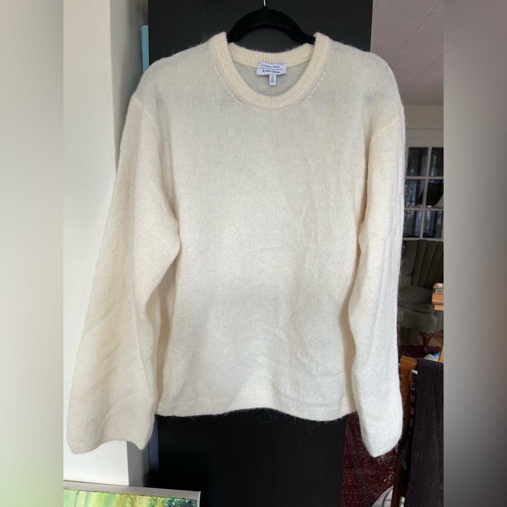 & Other Stories Women's Cream Crew Neck Sweater